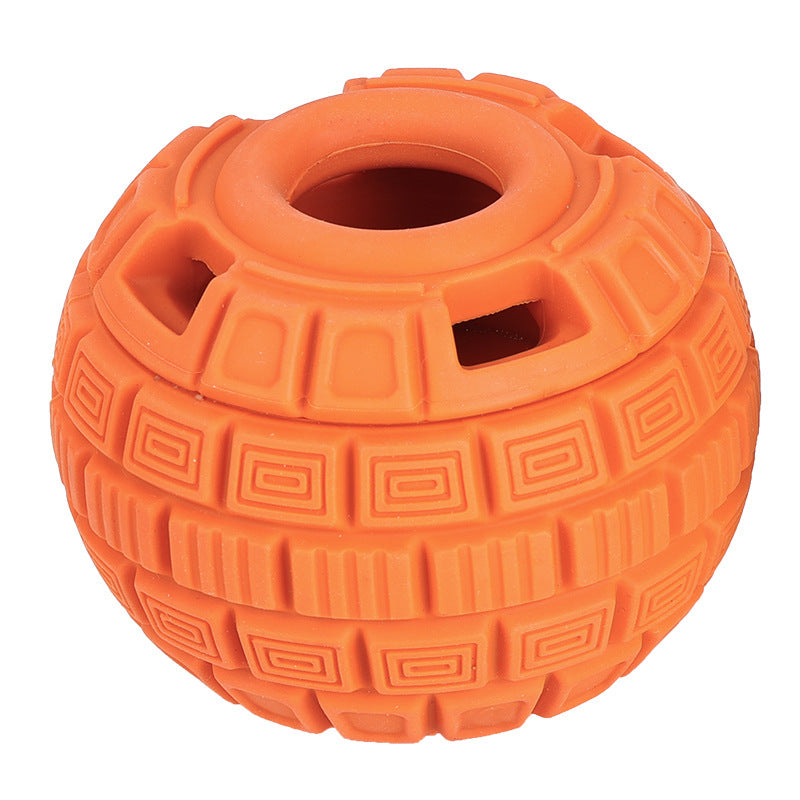 Natural Rubber Food Dropping Ball Toy